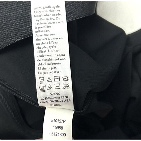 Spanx Bodysuit Womens Medium Black Suit Your Fancy Plunge Bra Low-Back Shapewear - Picture 11 of 14